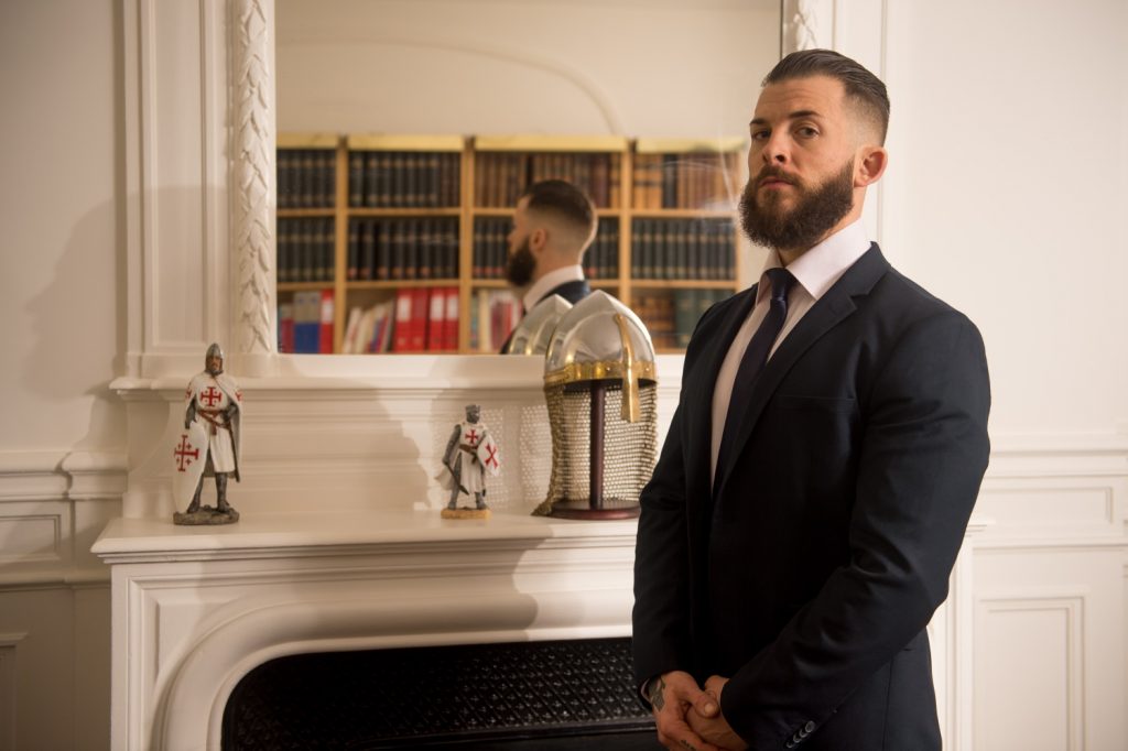 ©Gaël Dupret, France, Paris le 01-01-2017 : Portrait de dirigeant Photo : Philippe B. Garde du corps et fondateur de MMT Task Force. Philippe B. Bodyguard and founder of MMT Task Force.
