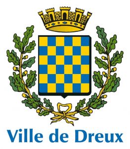 ©Dreux, France, Dreux le 02-05-2017 : Logo de la ville de Dreux Photo : Logo de la ville de Dreux. Logo utilisé par Gaël Dupret sur son site www.gaeldupret.com pour la présentation des mécènes à son exposition réalisée dans le cadre du prix photo du SNAP 2017. La ville de Dreux est l'un des mécènes de Gaël Dupret