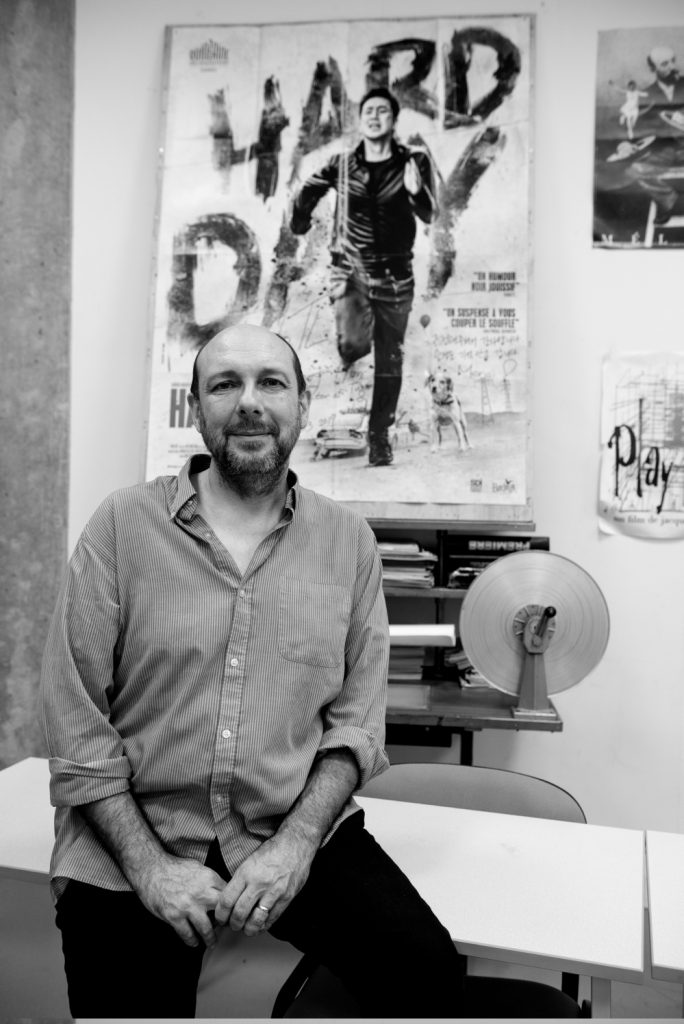 ©Gaël Dupret, France, Dreux le 19-06-2017 : Thierry Méranger Photo : Thierry Méranger, professeur de cinéma au lycée Rotrou, fondateur du Festival du Film de Dreux "Regards d'Ailleurs" et journaliste aux Cahiers du Cinéma. Thierry Méranger, film teacher at Rotrou high school, founder of the Dreux Film Festival "Regards d'Ailleurs" and journalist at Cahiers du Cinéma.