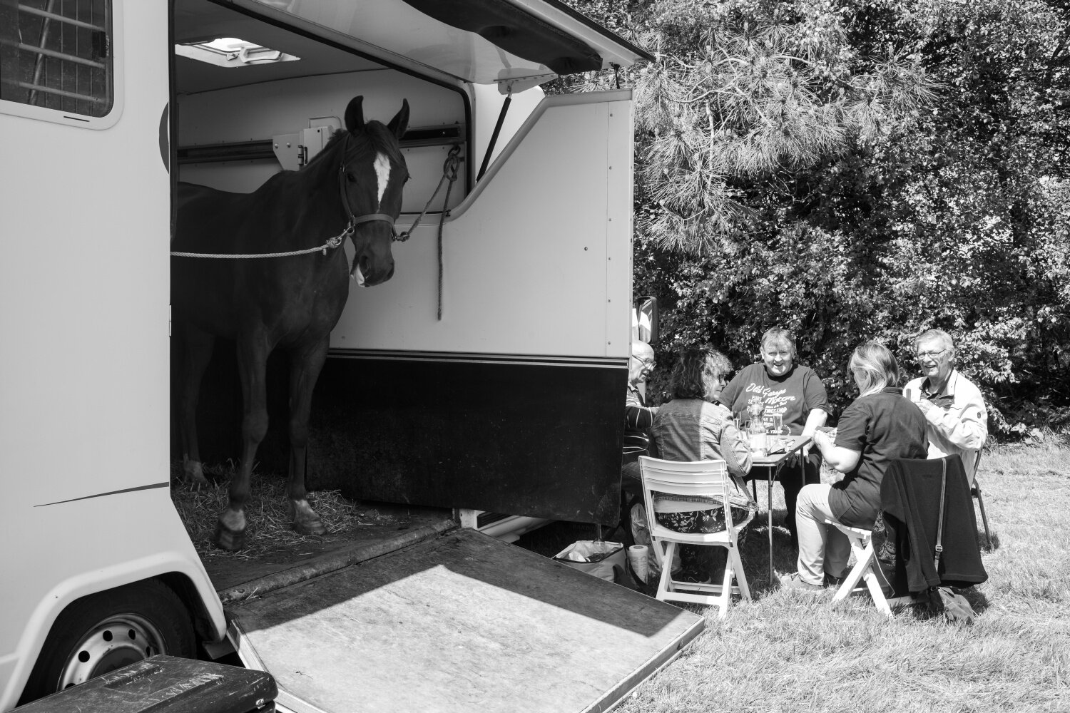 Courses de Rostrenen à l'hippodrome de Quenropers