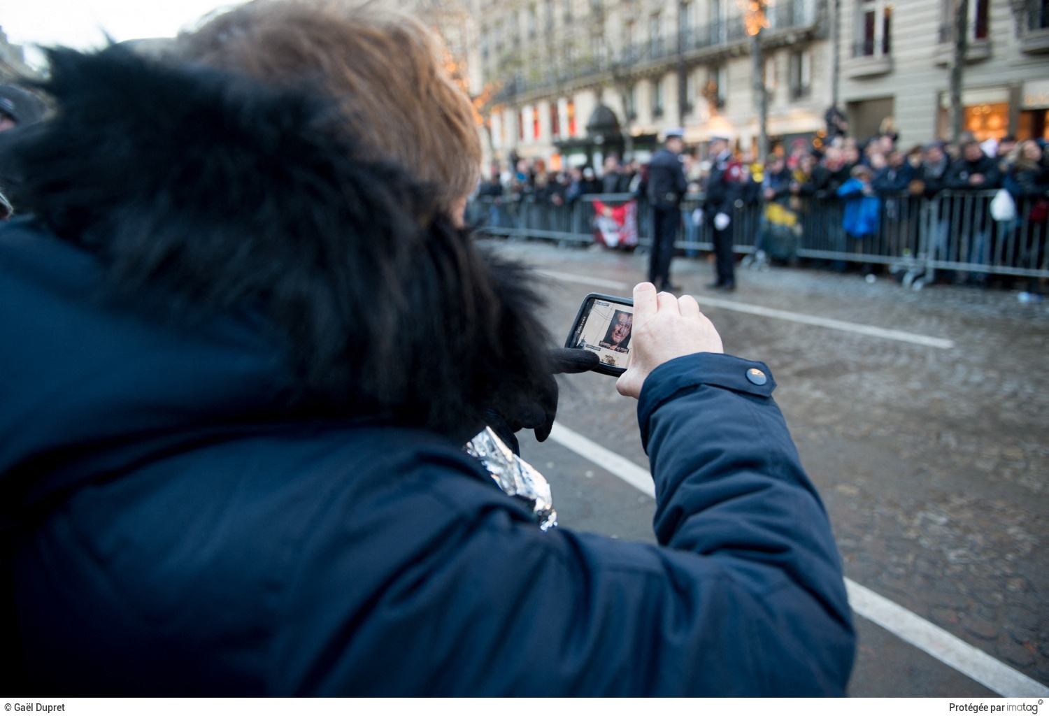 Cérémonie d'hommage à Johnny Hallyday