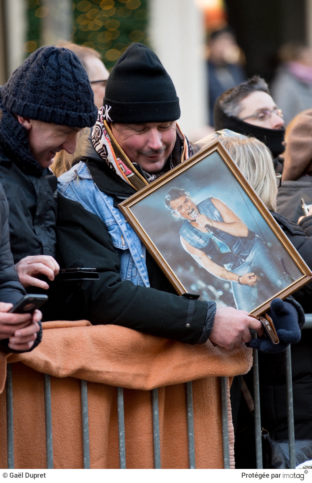 Cérémonie d'hommage à Johnny Hallyday