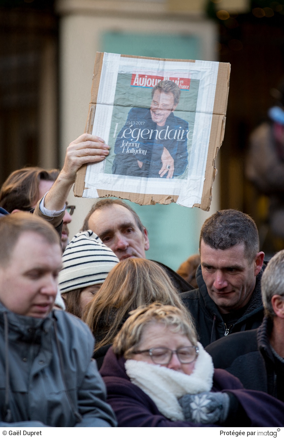 Cérémonie d'hommage à Johnny Hallyday