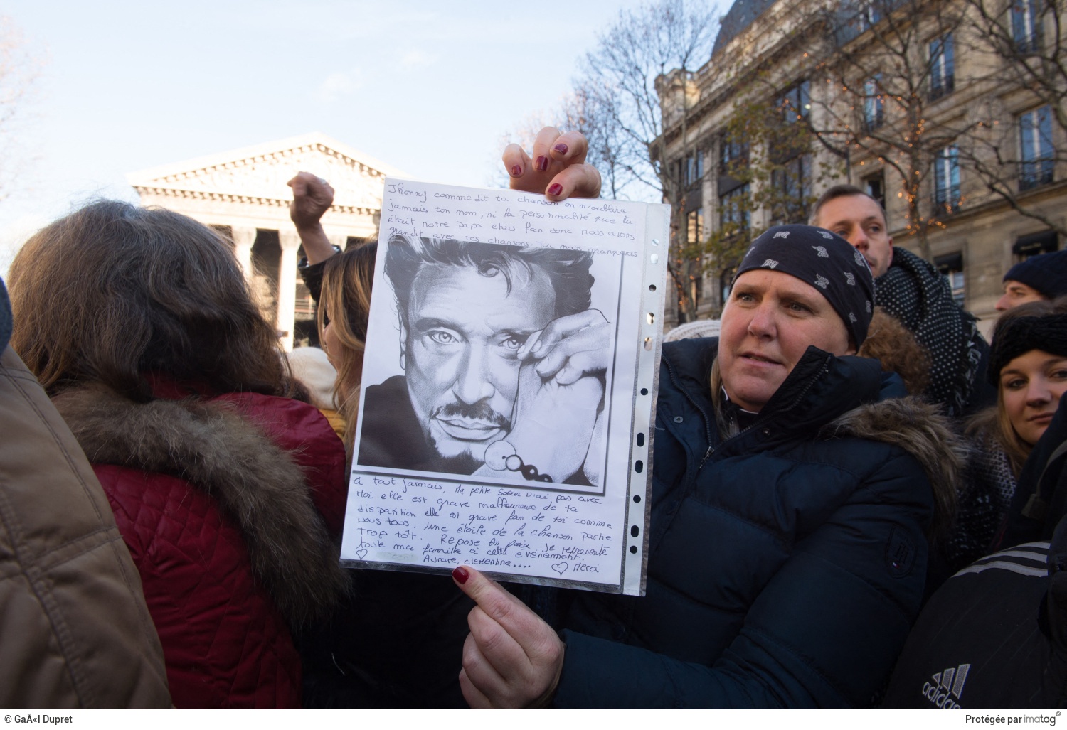 Cérémonie d'hommage à Johnny Hallyday