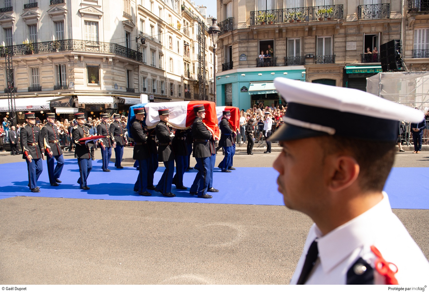 Hommage de la Nation à Simone VEIL, cinquième femme à entrer au Panthéon